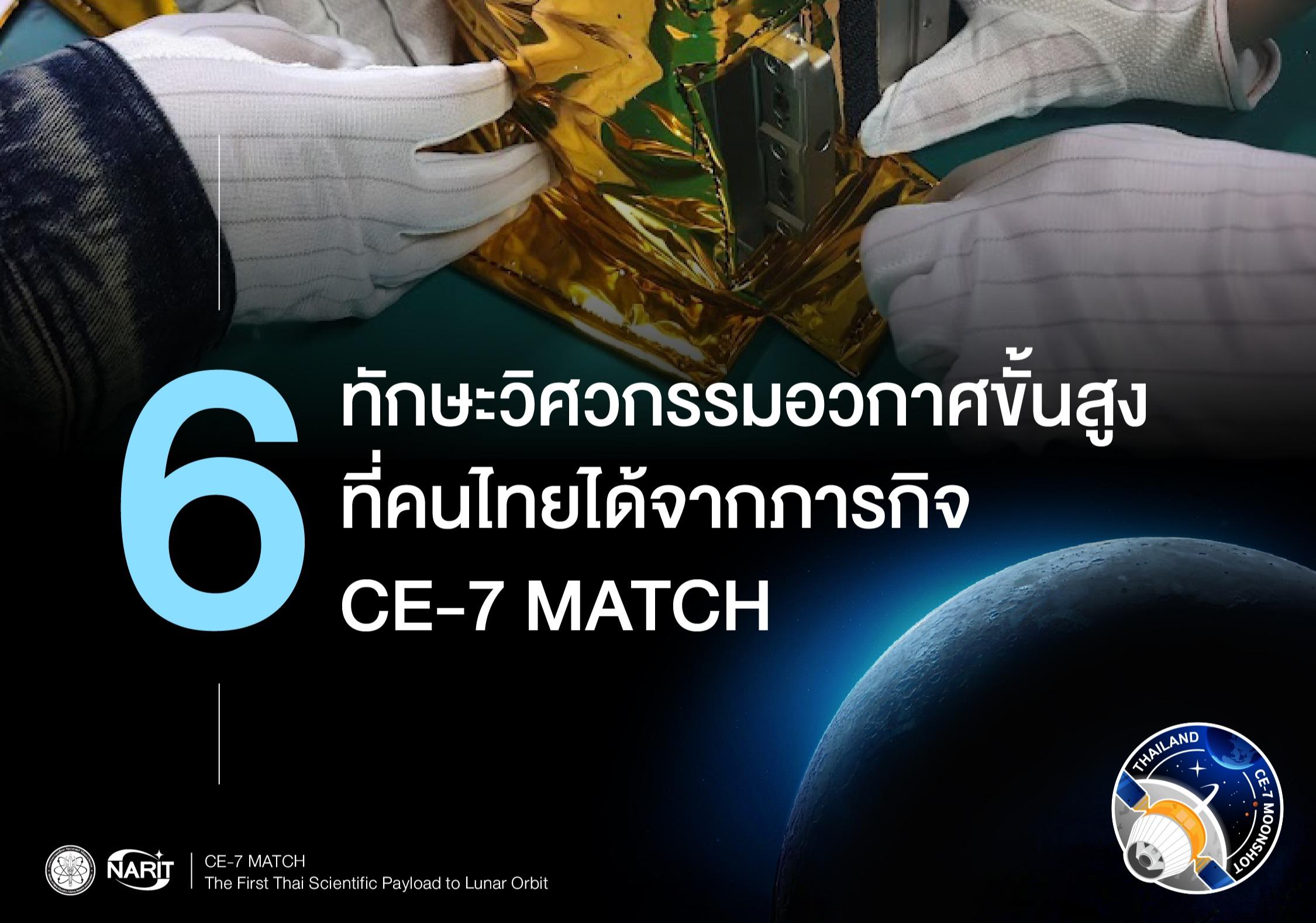 6 ทักษะวิศวกรรมอวกาศขั้นสูงที่คนไทยได้จากภารกิจ CE-7 MATCH