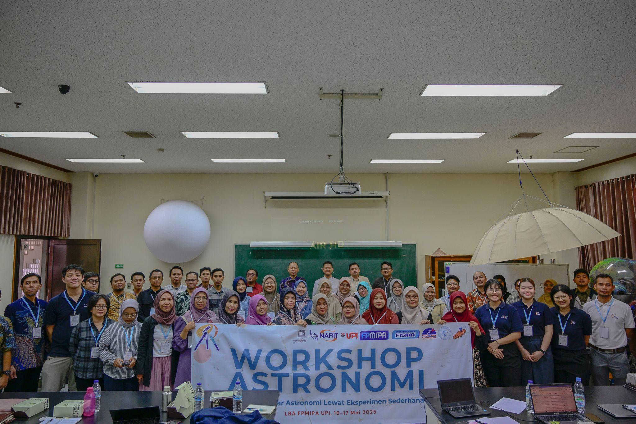 NARIT โดย ITCA เสริมแกร่งดาราศาสตร์ภูมิภาคเอเชียตะวันออกเฉียงใต้ จัดอบรมครูดาราศาสตร์นานาชาติ ณ เมืองบันดุง ประเทศอินโดนีเซีย (ITCA Teacher Training Workshop 2025)
