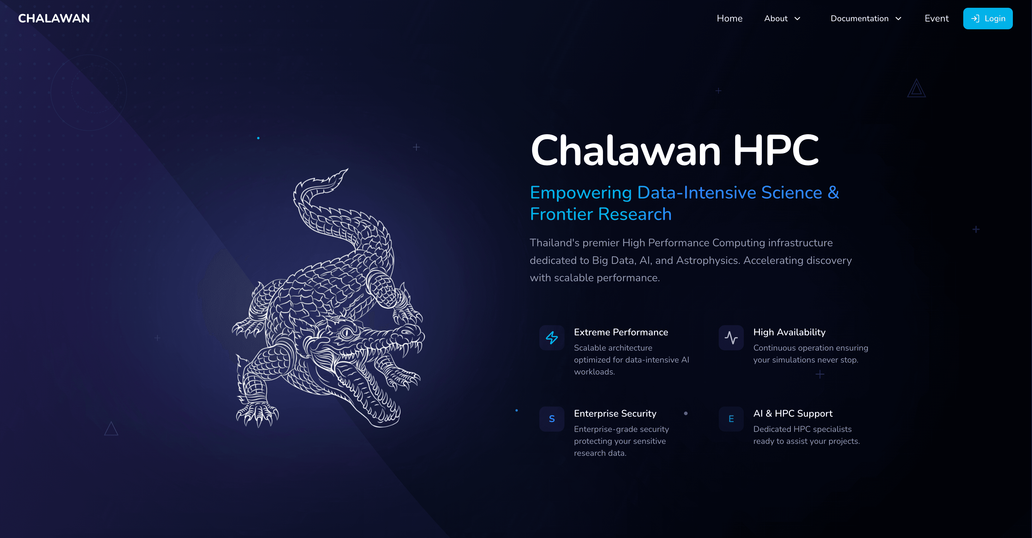 Website CHALAWAN-HPC