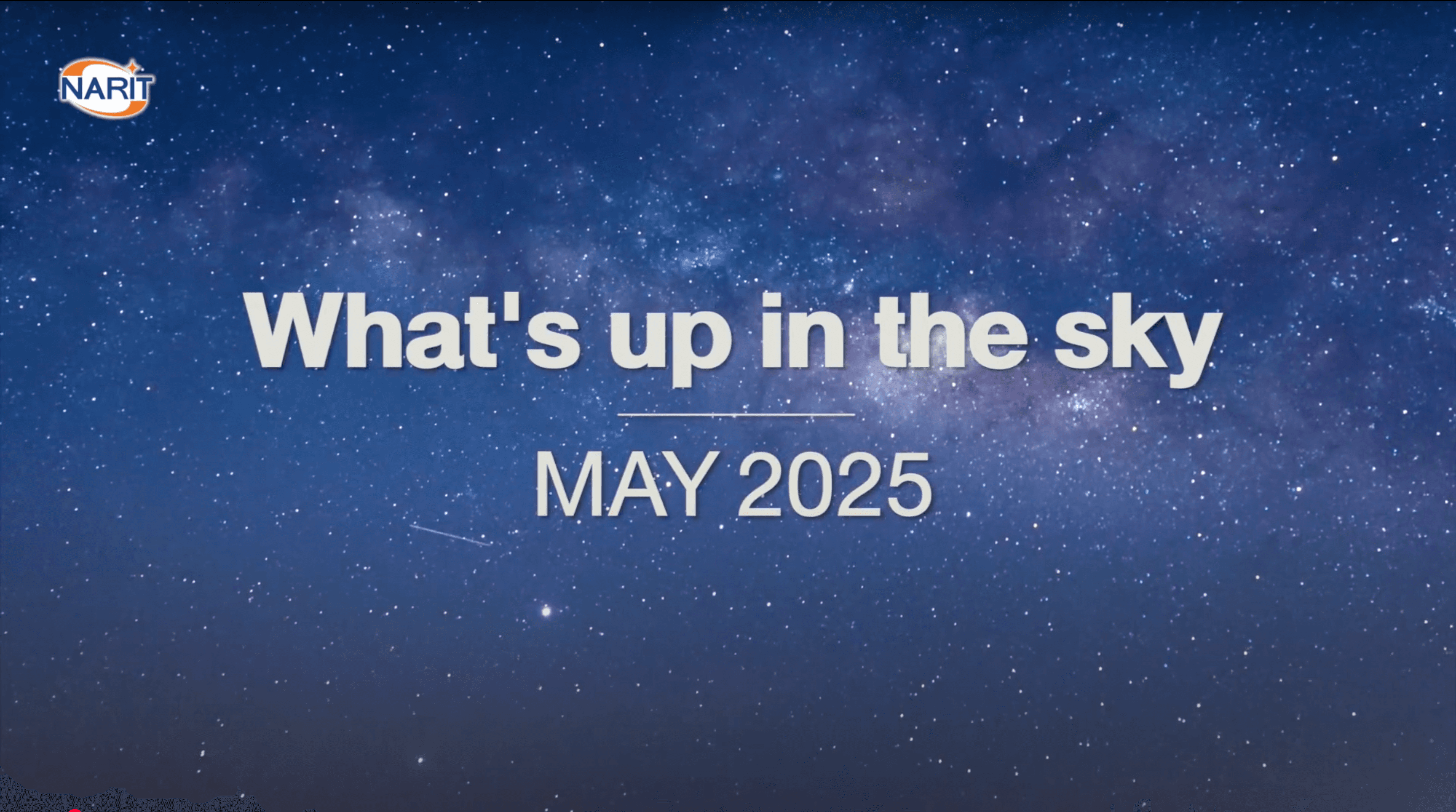 What's up in the sky -  May 2025 ท้องฟ้าเดือน พฤษภาคม 2568