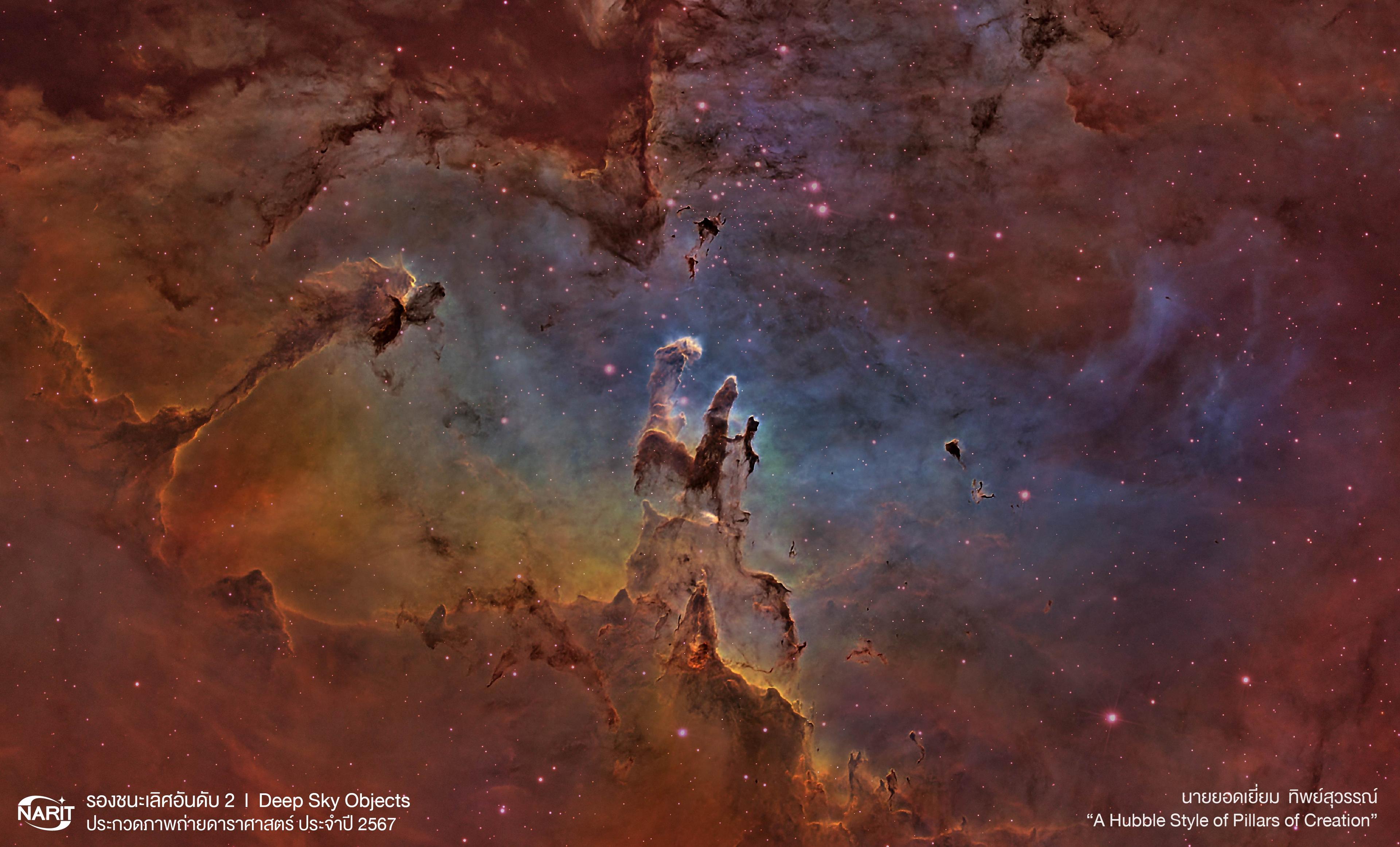 A Hubble Style of Pillars of Creation