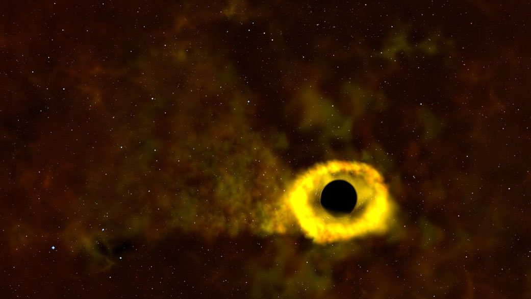 ครั้งแรกที่ภารกิจเทสส์ของนาซาเจอหลุมดำกำลังฉีกดาวฤกษ์