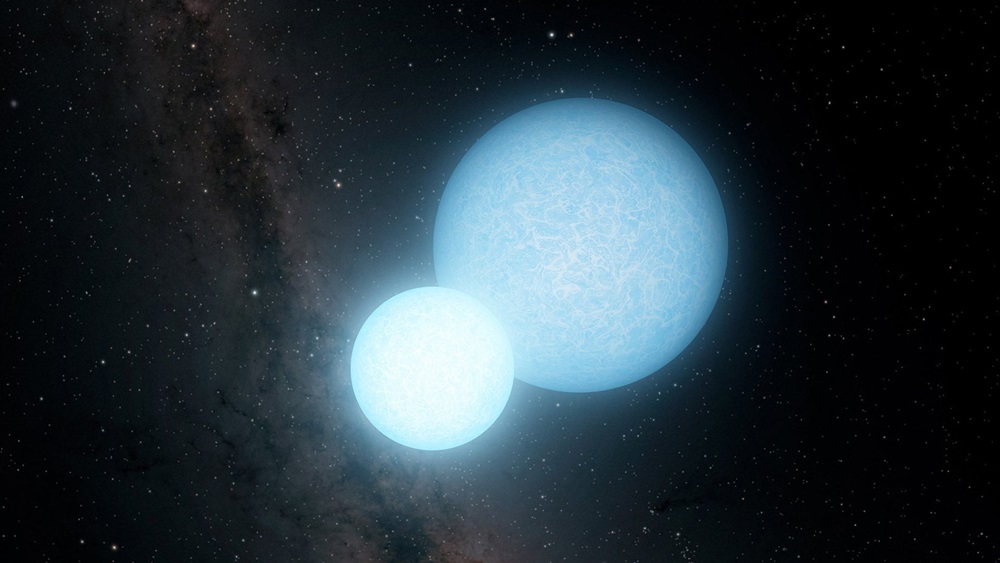 นักดาราศาสตร์ค้นพบดาวแคระขาวแบบยุบ-ขยายตัวในระบบดาวคู่ดวงแรก