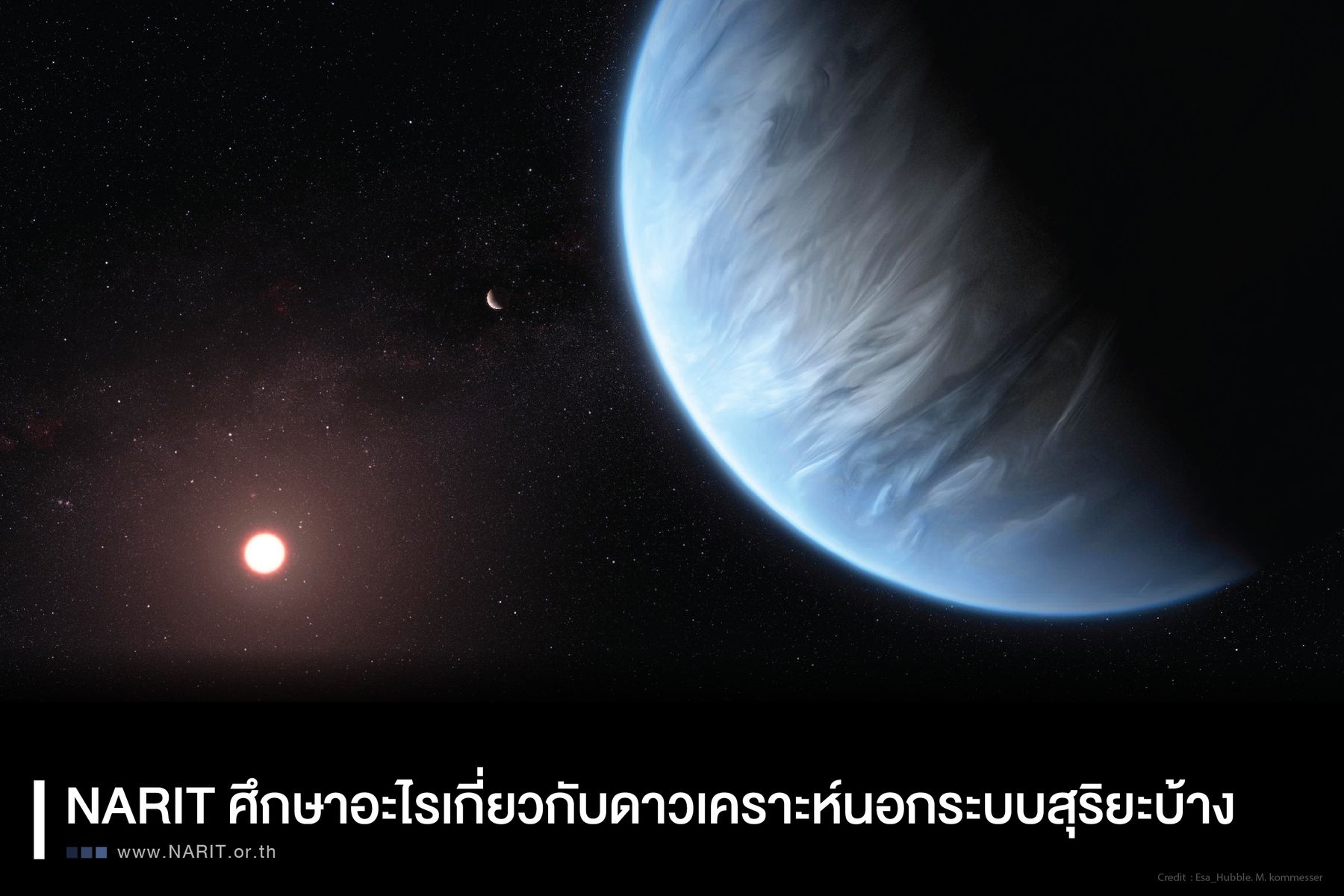 Ep. 26 NARIT ศึกษาอะไรเกี่ยวกับดาวเคราะห์นอกระบบสุริยะบ้าง